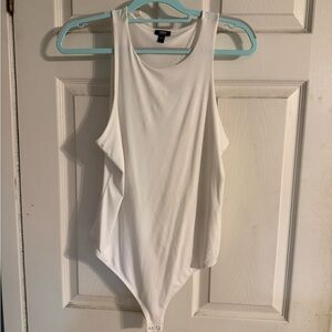 Express Ivory Sleeveless Bodysuit